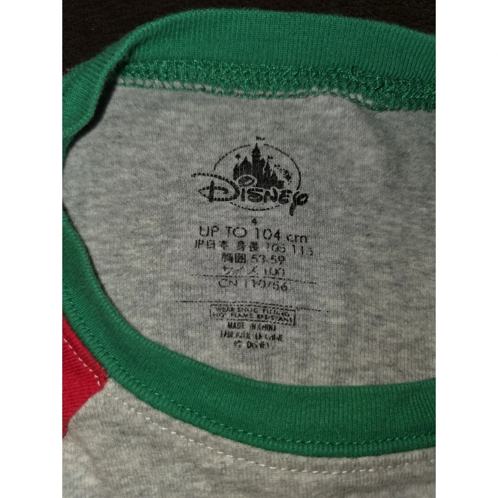 Disney minnie mouse fa la la holiday Christmas pajamas sleep size 4‎